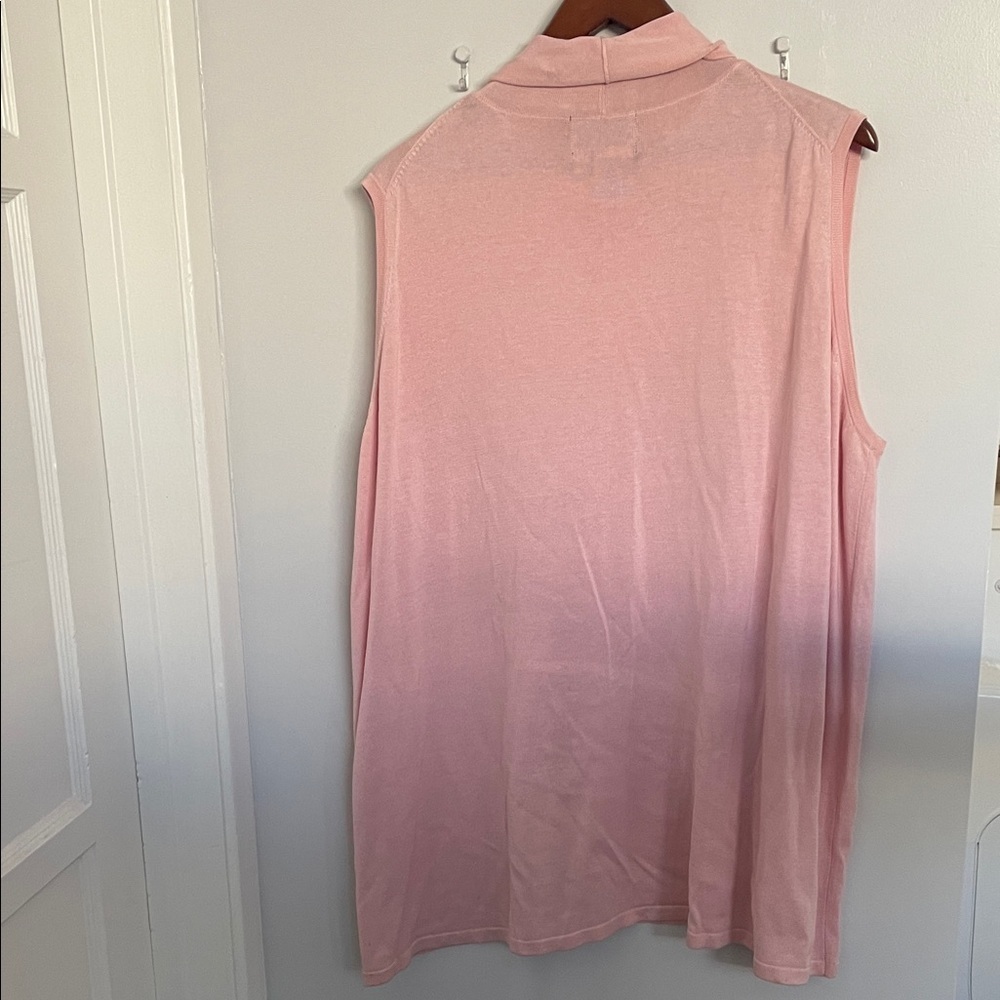Terry Lewis Classic Luxuries Soft Pink Muscle Tee - Picture 6 of 6